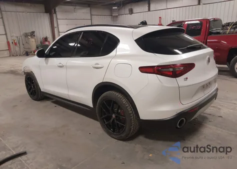 2018 Alfa Romeo Stelvio Ti Sport Awd z USA, uszkodzony, nr VIN ZASFAKNN6J7C00890